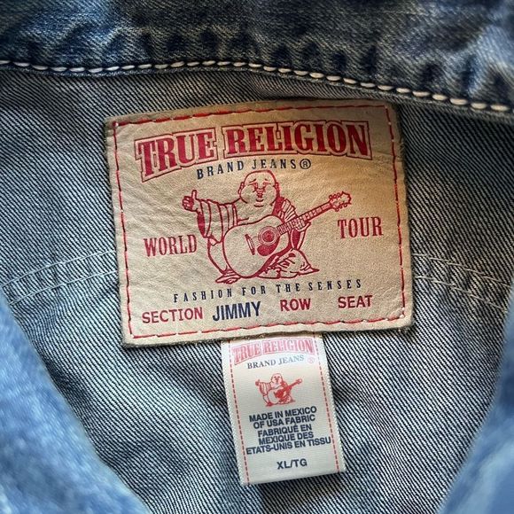 TRUE RELIGION JIMMY JEAN JACKET - Picture 7 of 7